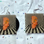 Cage the Elephant Melophobia Vinyl Album Handmade Earrings!