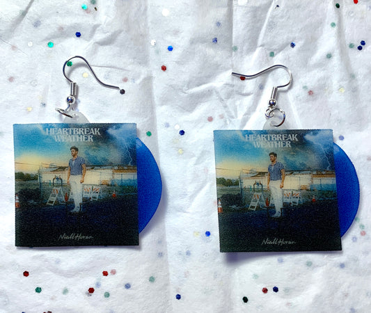 Niall Horan Heartbreak Weather Vinyl Album Handmade Earrings!
