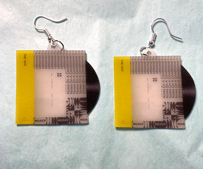 The 1975 Notes on a Conditional Form Vinyl Album Handmade Earrings!