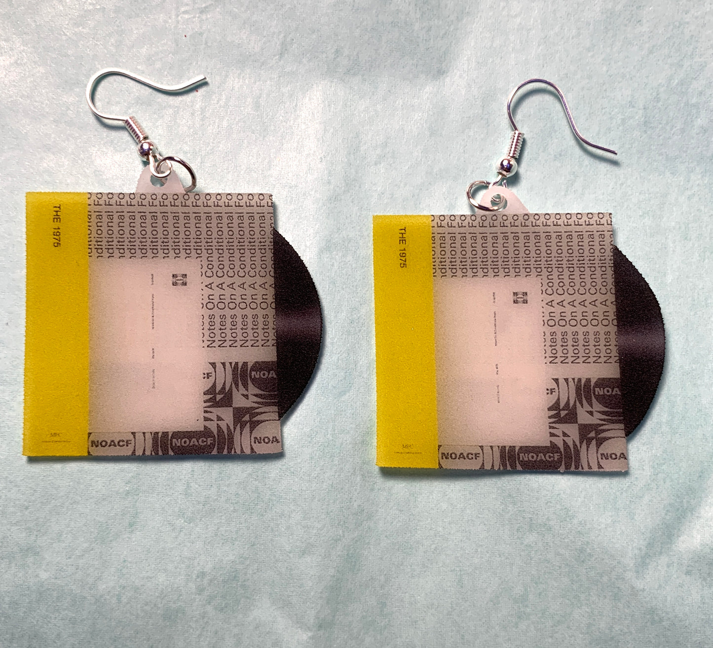 The 1975 Notes on a Conditional Form Vinyl Album Handmade Earrings!