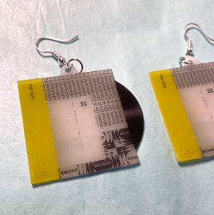 The 1975 Notes on a Conditional Form Vinyl Album Handmade Earrings!