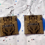 The Great Gatsby Movie Soundtrack Vinyl Album Handmade Earrings!