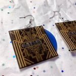 The Great Gatsby Movie Soundtrack Vinyl Album Handmade Earrings!