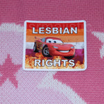 Flaming Lesbian Character Stickers