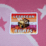 Flaming Lesbian Character Stickers