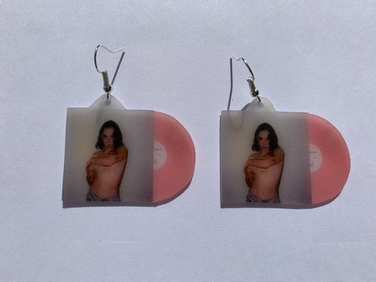 Sizzy Rocket GRRRL Vinyl Album Handmade Earrings!