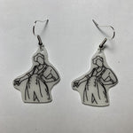 Harry Styles Fine Line Black and White Detailed Outline Handmade Earrings!