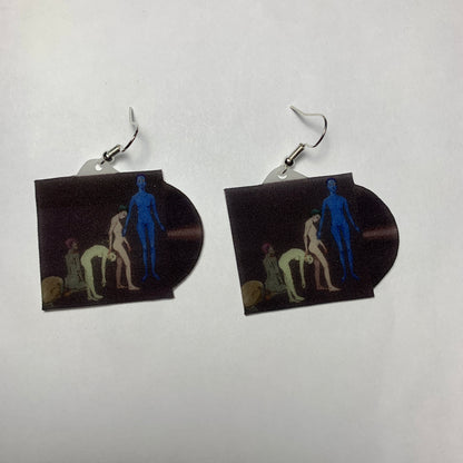 Willow Ardipithecus Vinyl Album Handmade Earrings!