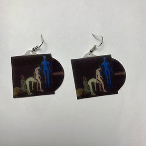 Willow Ardipithecus Vinyl Album Handmade Earrings!