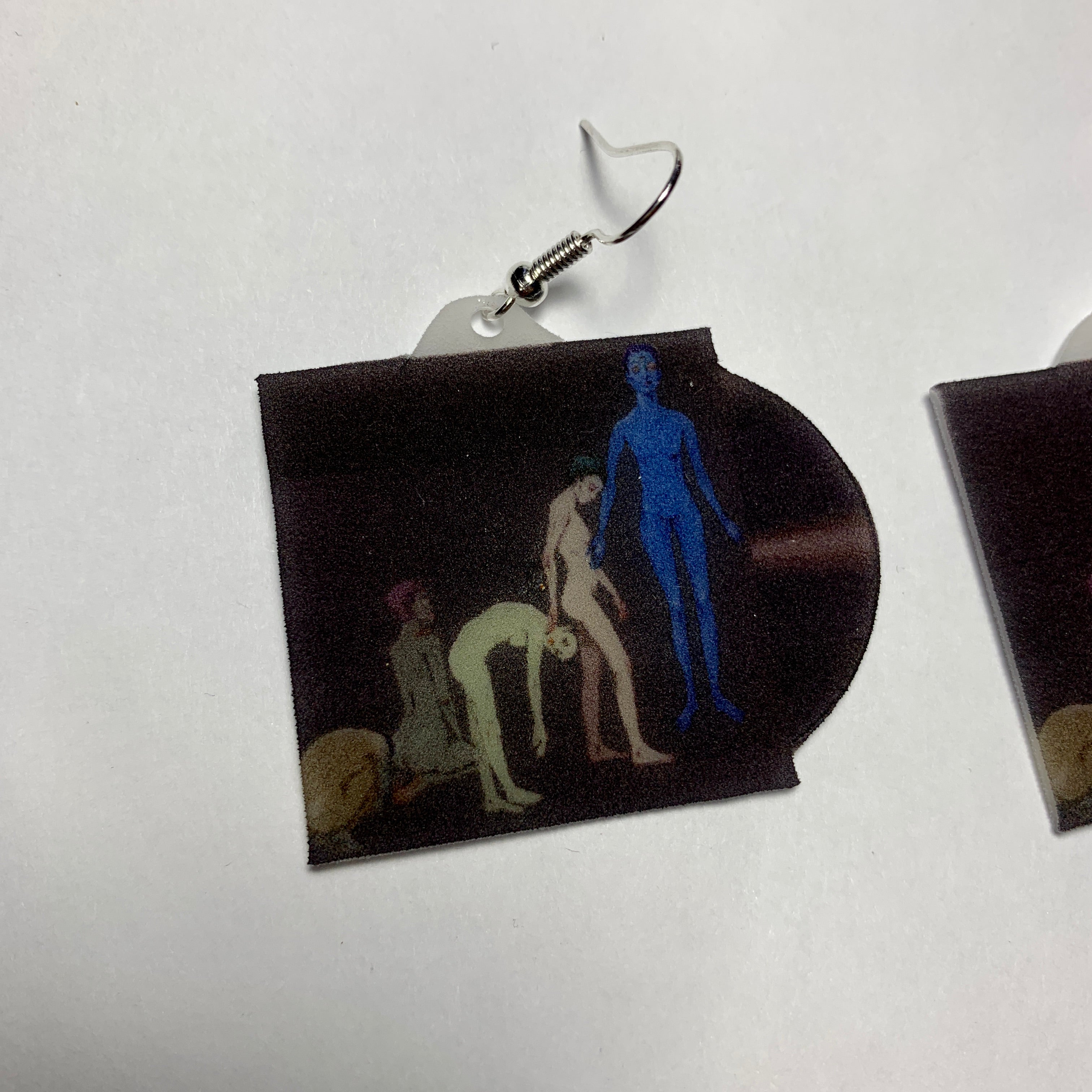 Willow Ardipithecus Vinyl Album Handmade Earrings!