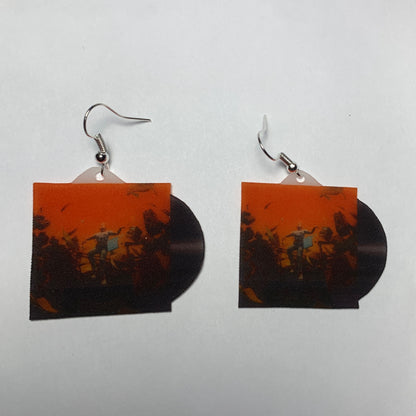 Logic No Pressure Vinyl Album Handmade Earrings!