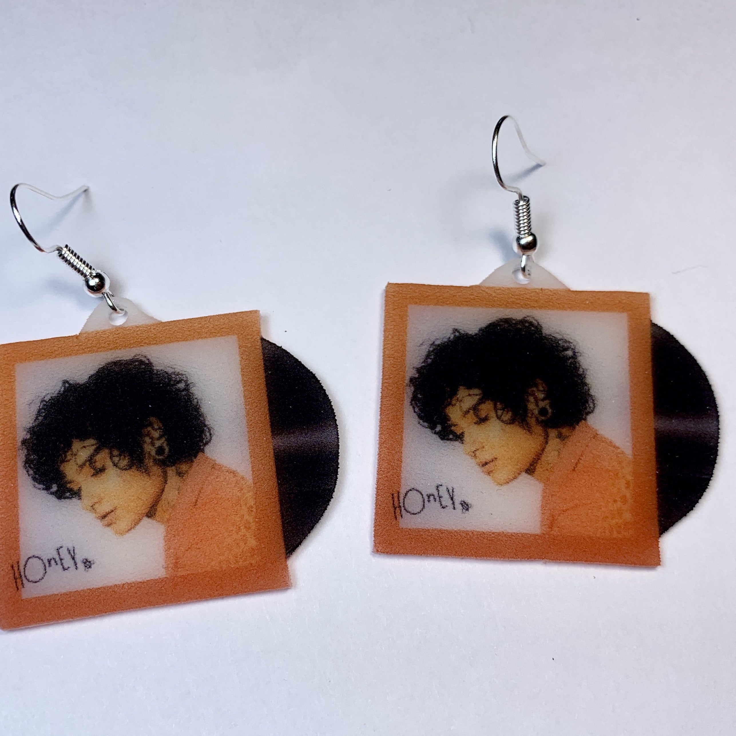 Kehlani Honey Single Vinyl Handmade Earrings!