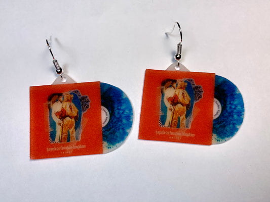 Halsey Hopeless Fountain Kingdom Vinyl Handmade Earrings!