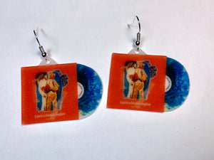 Halsey Hopeless Fountain Kingdom Vinyl Handmade Earrings!