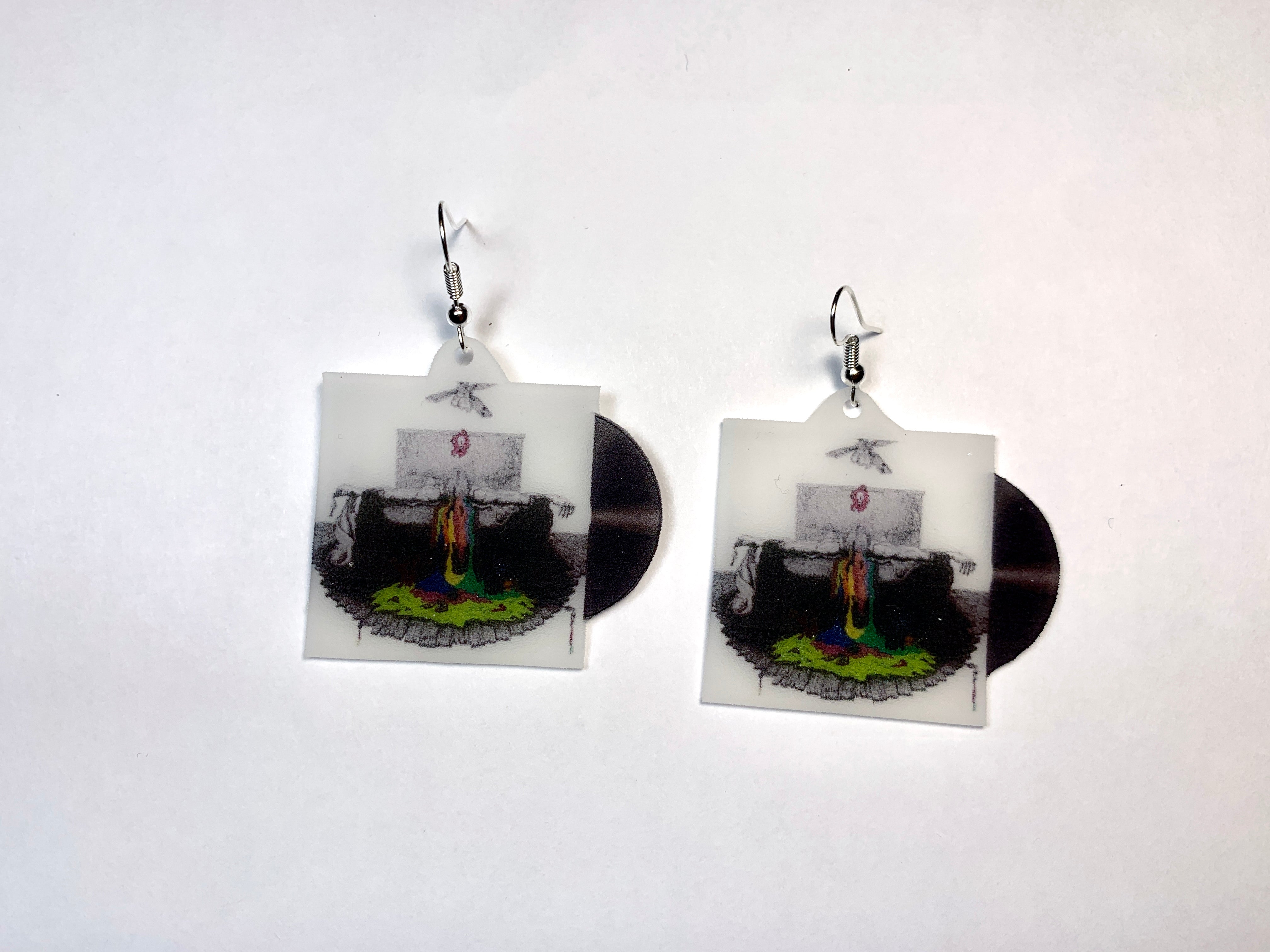 Twenty One Pilots Self Titled Vinyl Handmade Earrings!