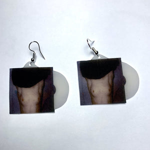 Girl in Red Bad Idea! Single Vinyl Handmade Earrings!