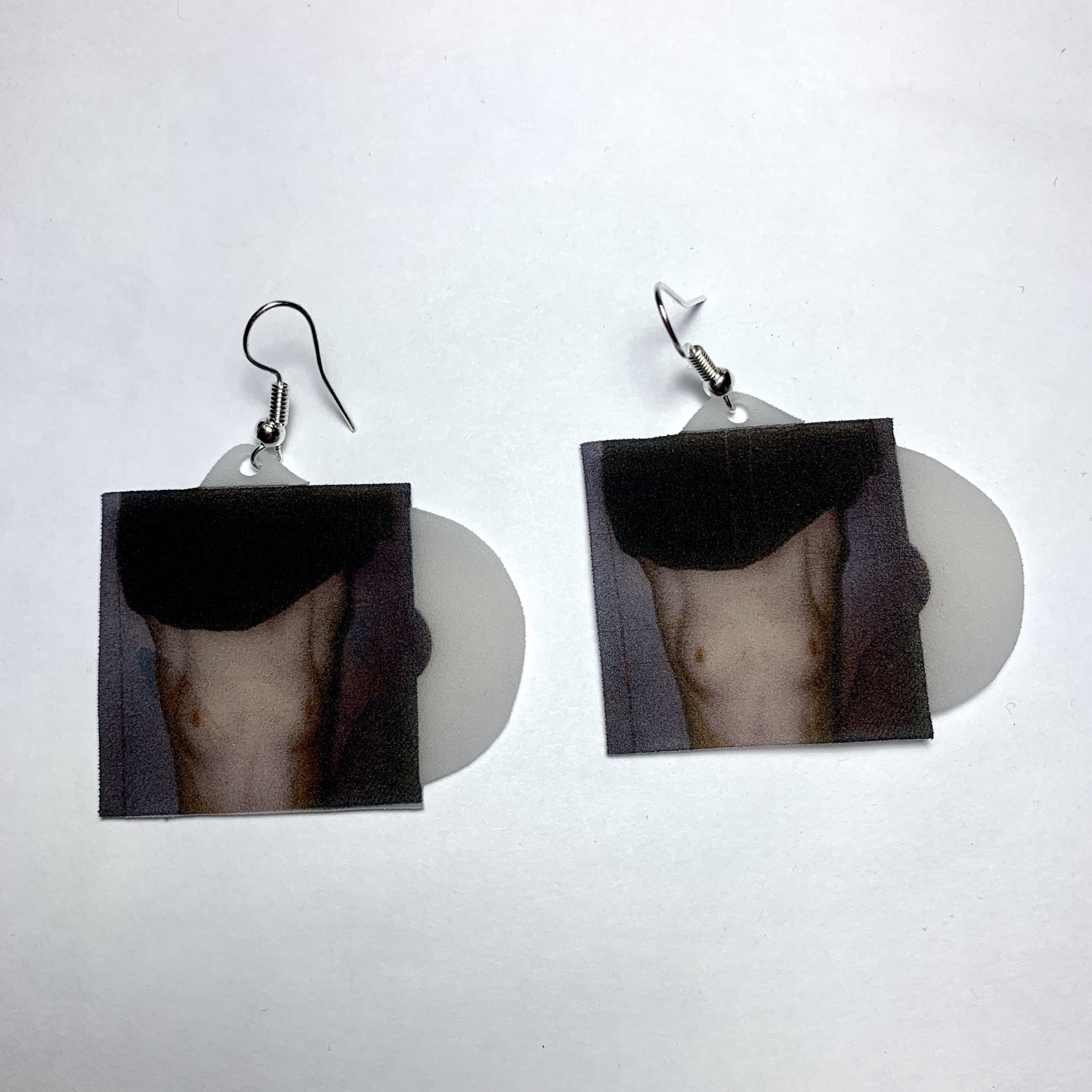 Girl in Red Bad Idea! Single Vinyl Handmade Earrings!