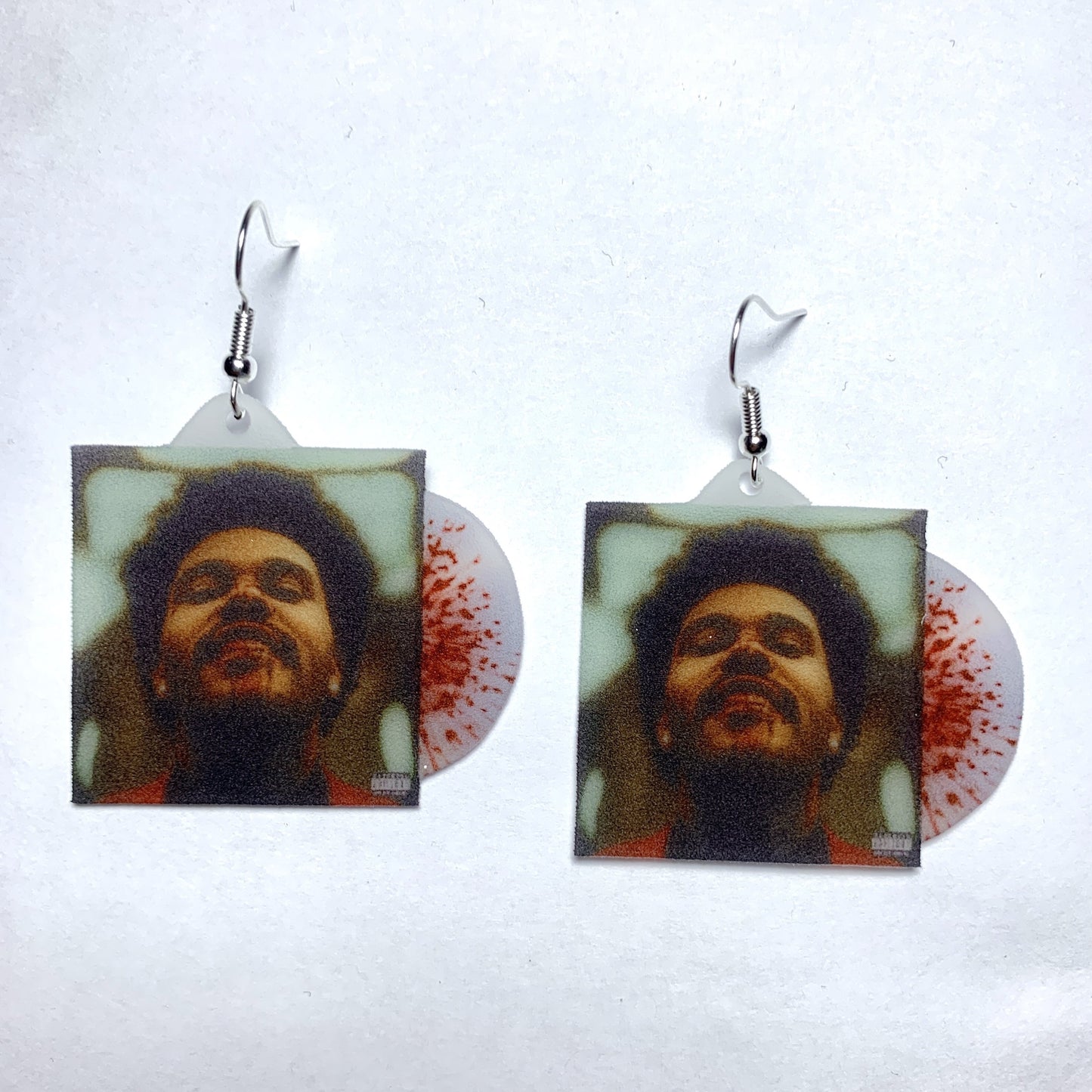 The Weeknd After Hours Vinyl Album Handmade Earrings!