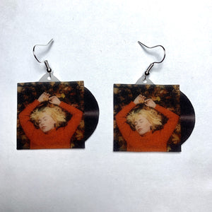 Girl in Red We fell in Love in October Vinyl Single Handmade Earrings!