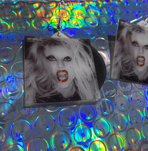Lady Gaga Born this Way Vinyl Album Handmade Earrings!
