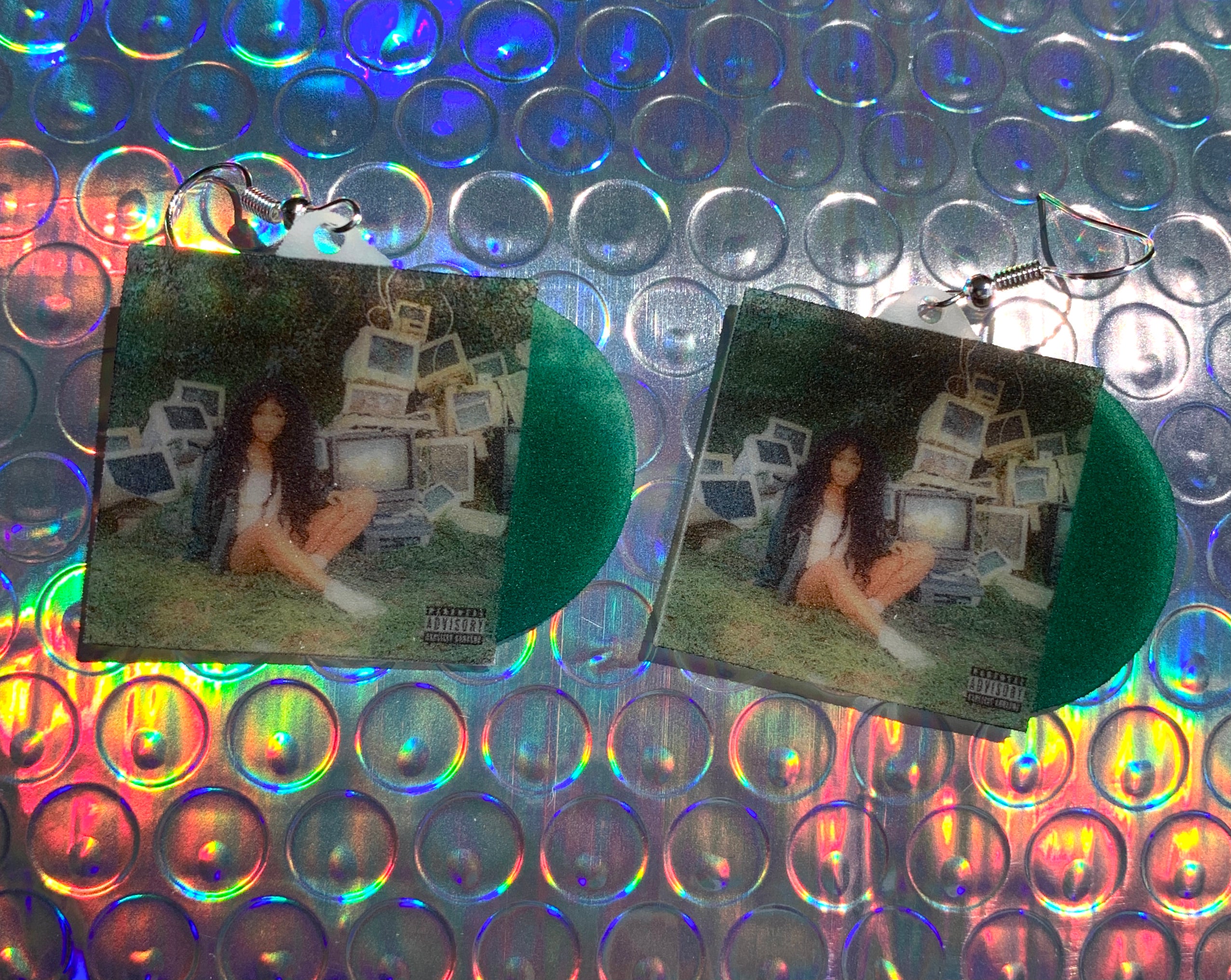 SZA CTRL Vinyl Album Handmade Earrings!