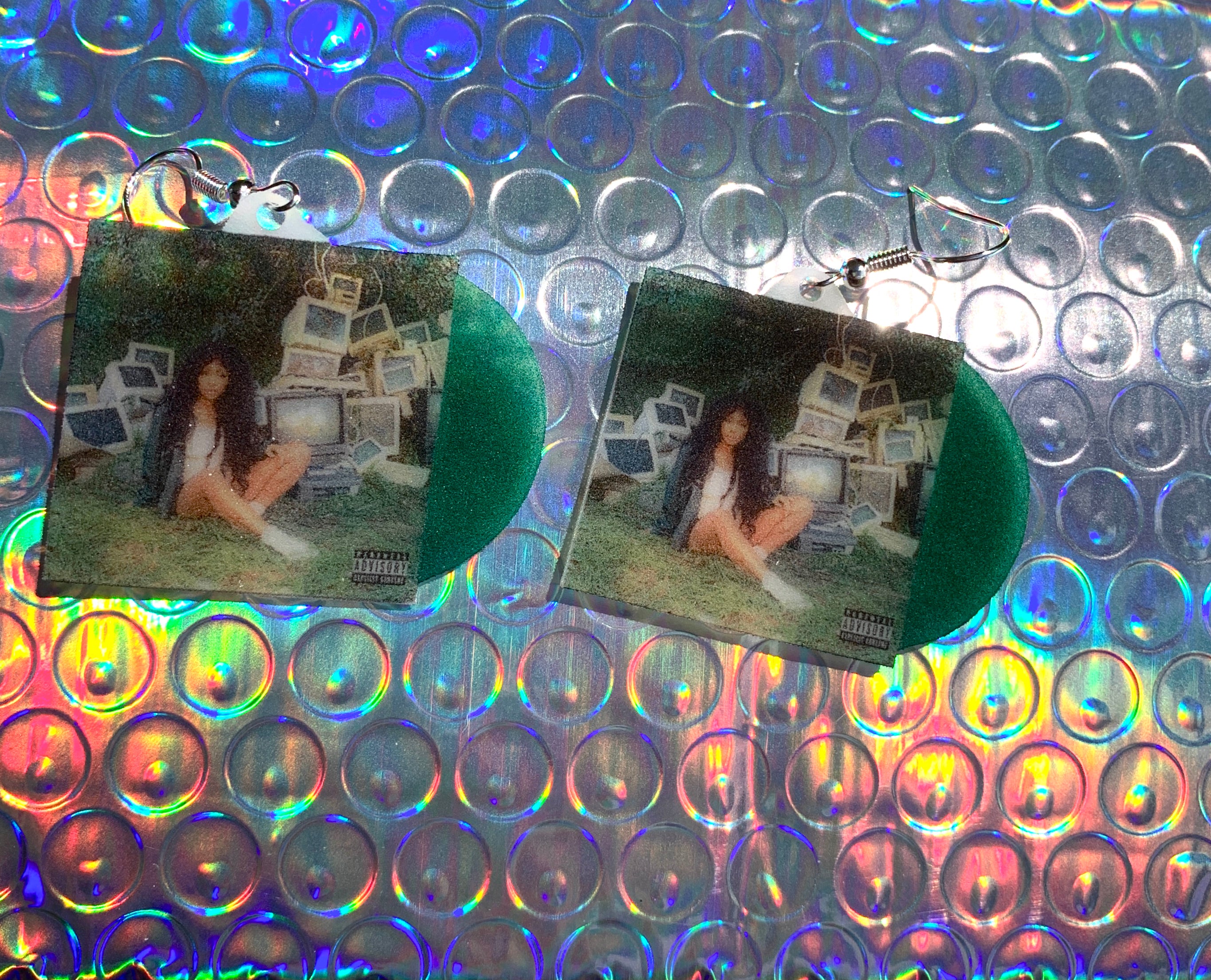 SZA CTRL Vinyl Album Handmade Earrings!