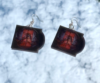 (READY TO SHIP) Lady Gaga Chromatica Vinyl Album Handmade Earrings!