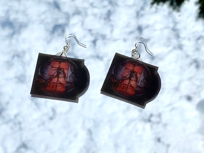 (READY TO SHIP) Lady Gaga Chromatica Vinyl Album Handmade Earrings!
