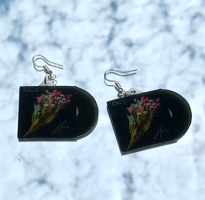 Her's Collection of Vinyl Albums Handmade Earrings!