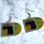 Cavetown Lemon Boy Vinyl Album Handmade Earrings!