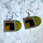 Cavetown Lemon Boy Vinyl Album Handmade Earrings!