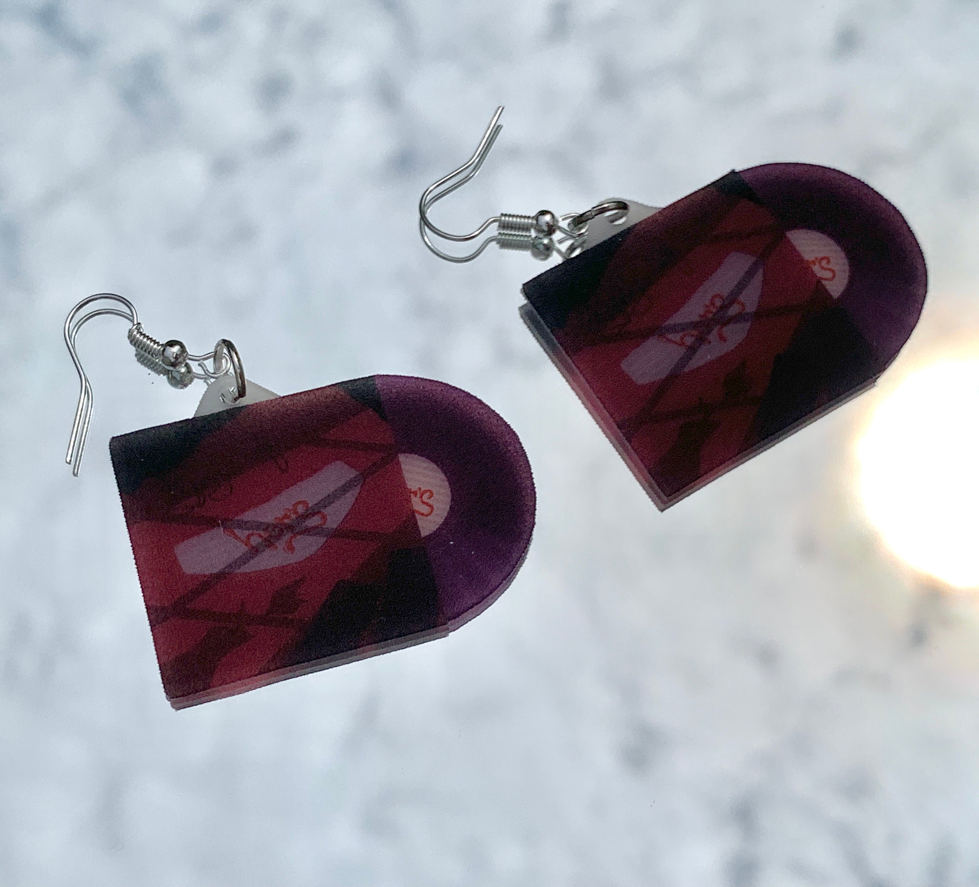 Her's Collection of Vinyl Albums Handmade Earrings!