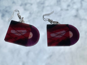 Her's Collection of Vinyl Albums Handmade Earrings!