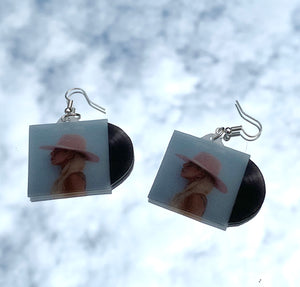 Lady Gaga Joanne Vinyl Album Handmade Earrings!
