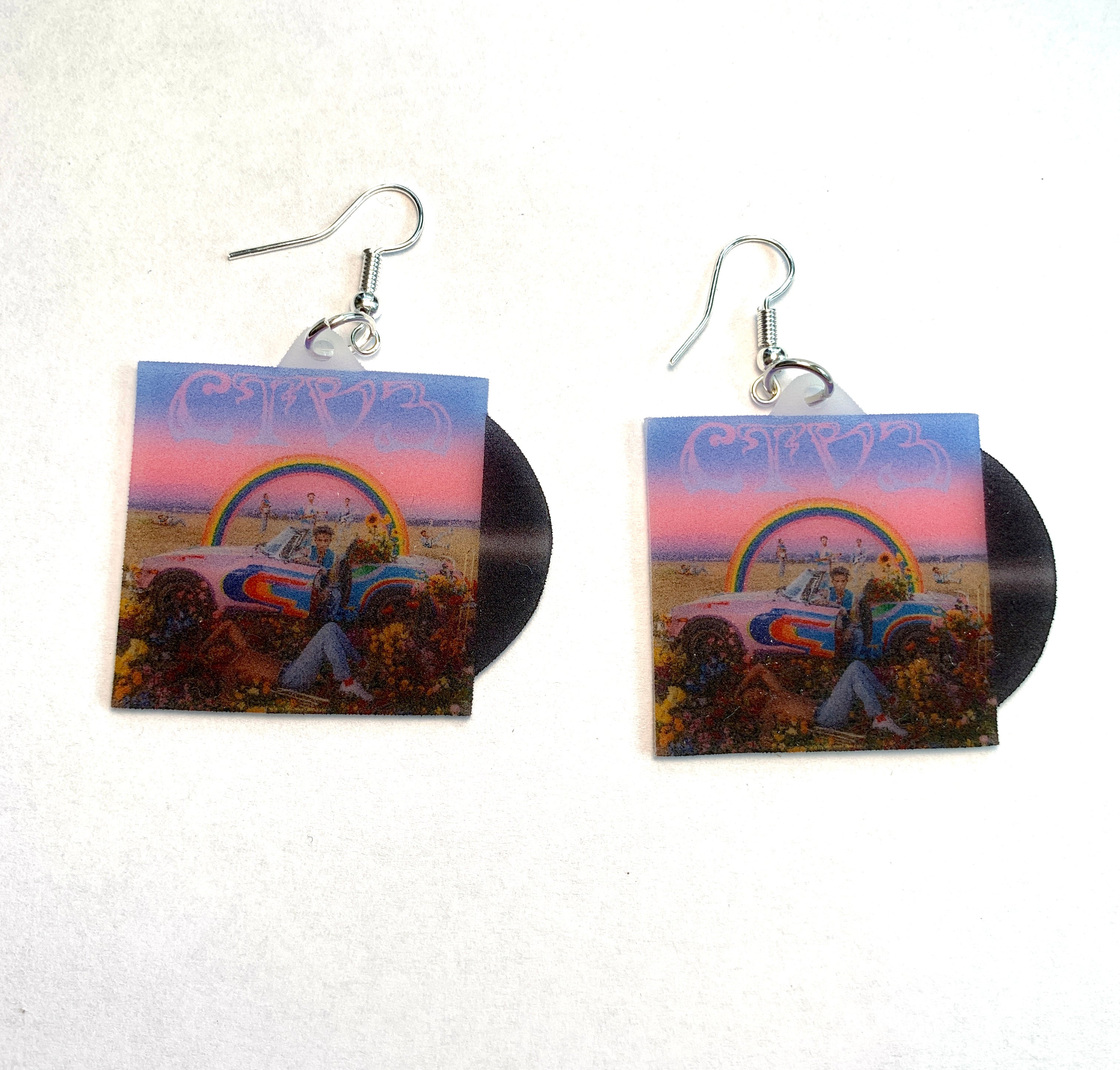 Jaden CTV3: Cool Tape Vol. 3 Vinyl Album Handmade Earrings!