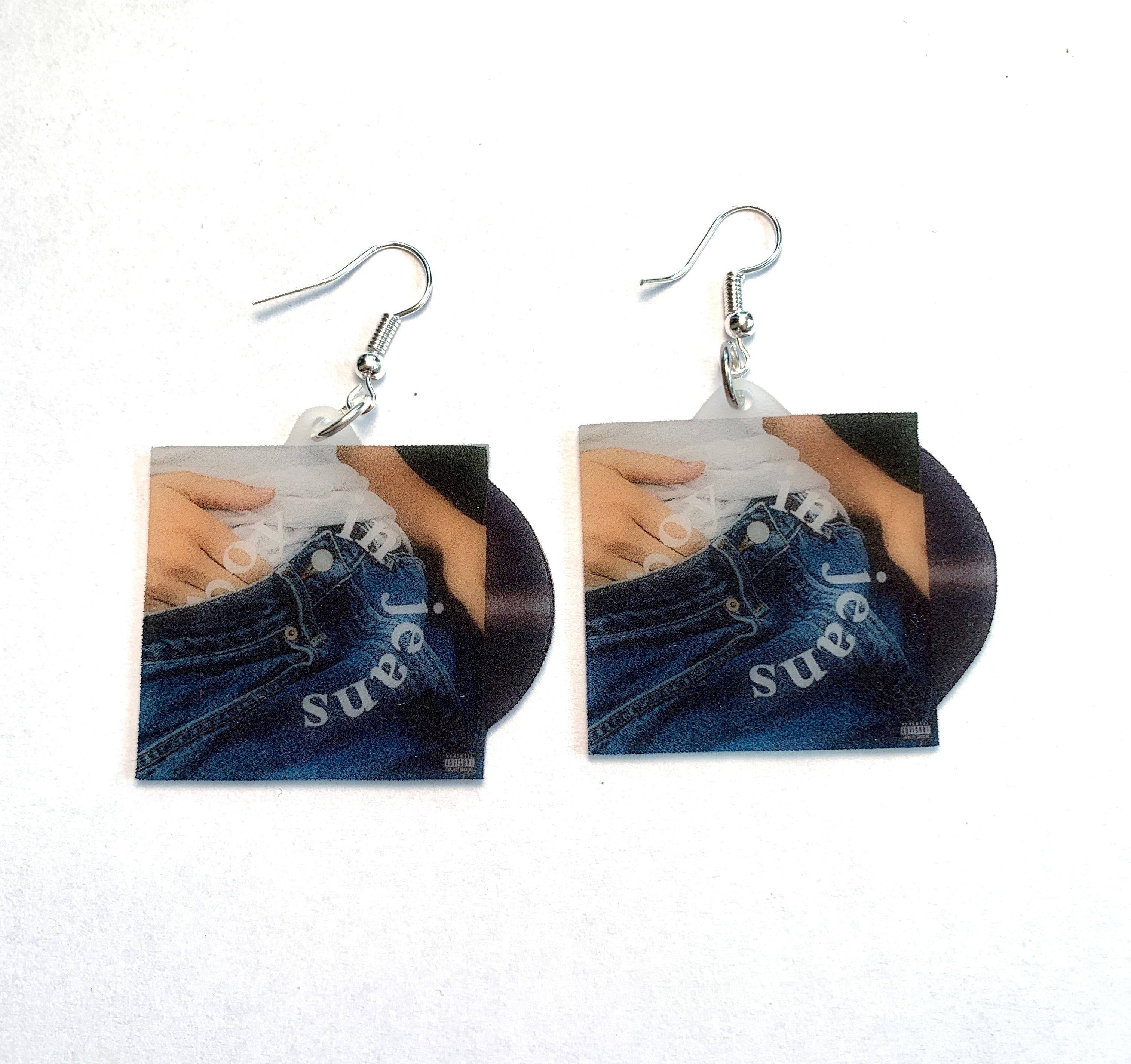 Ryan Beatty Boy in Jeans Vinyl Album Handmade Earrings!
