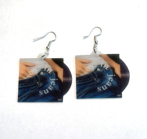 Ryan Beatty Boy in Jeans Vinyl Album Handmade Earrings!