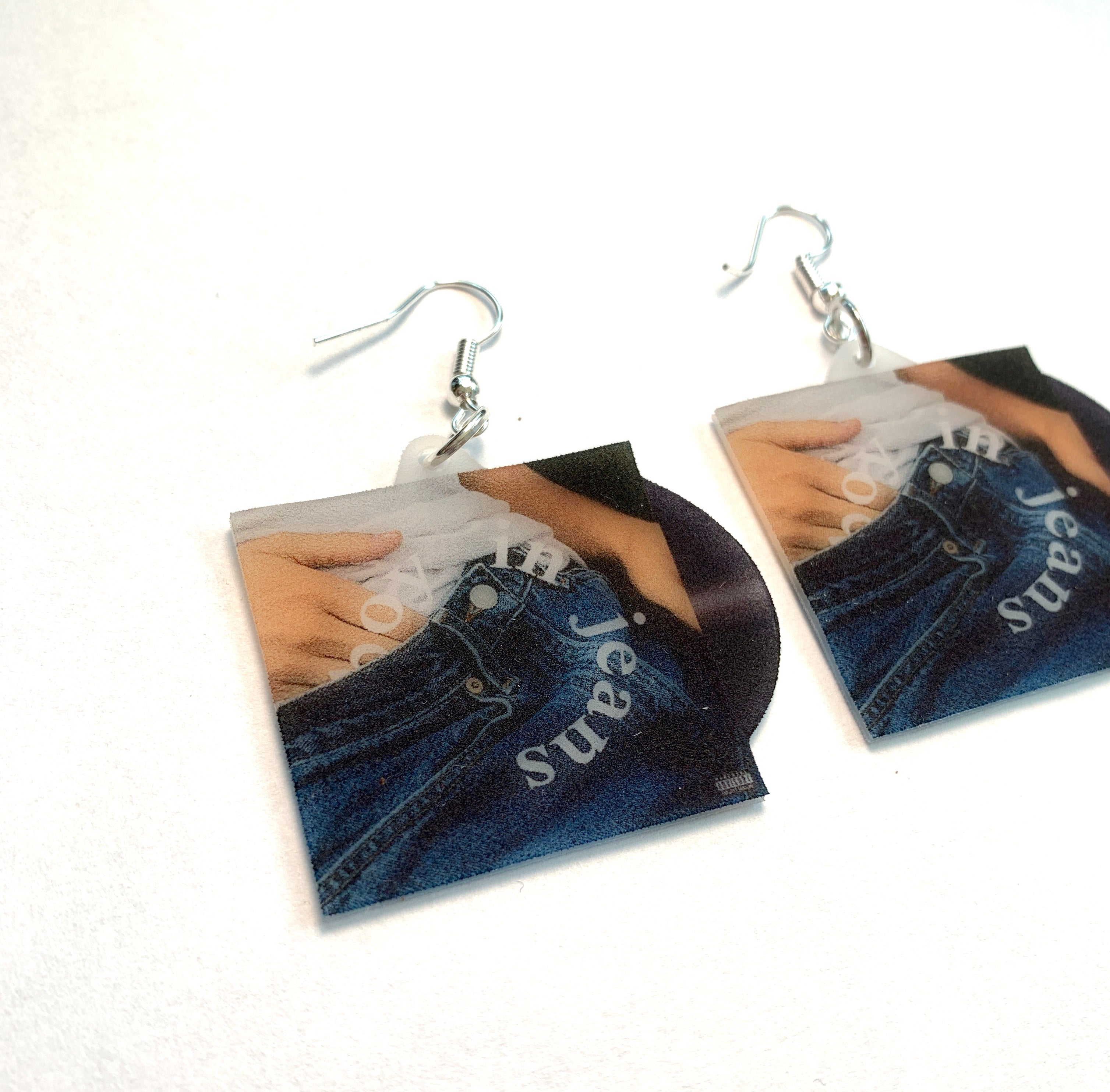 Ryan Beatty Boy in Jeans Vinyl Album Handmade Earrings!