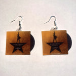 Hamilton Musical Broadway Soundtrack Vinyl Album Handmade Earrings!