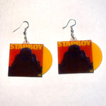 The Weeknd Starboy Vinyl Album Handmade Earrings!