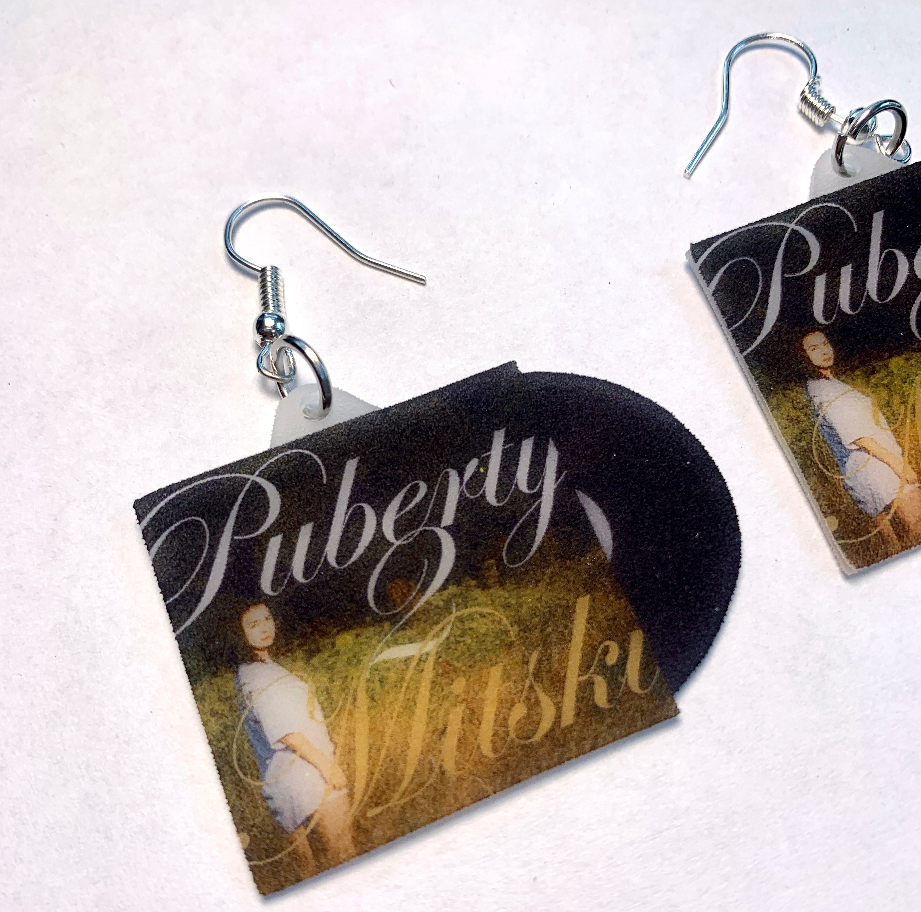 Mitski Puberty 2 Vinyl Album Handmade Earrings!