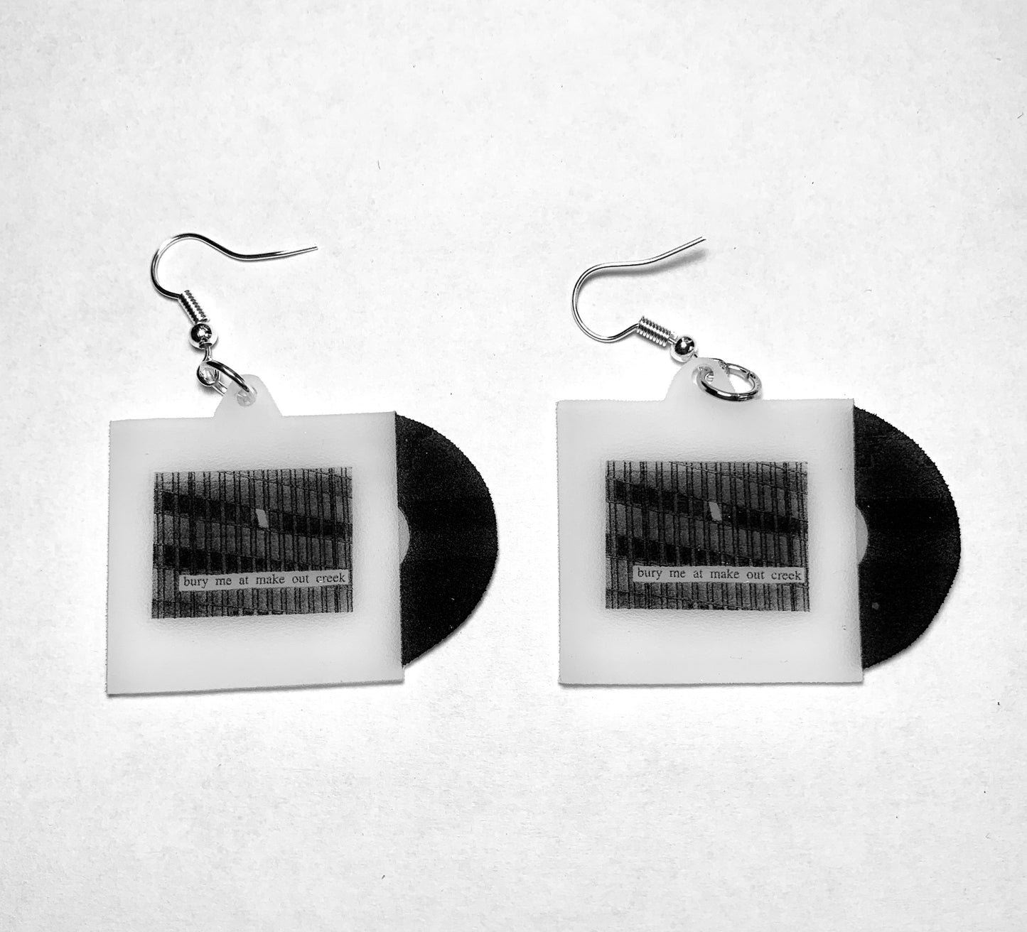 (READY TO SHIP) Mitski Bury Me at Make Out Creek Vinyl Album Handmade Earrings!