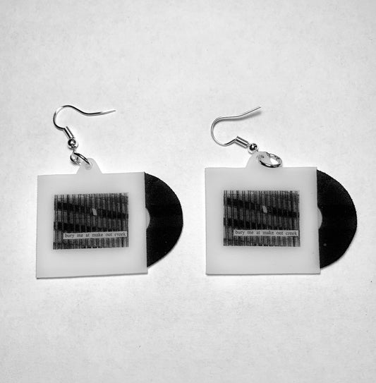 Mitski Bury Me at Make Out Creek Vinyl Album Handmade Earrings!