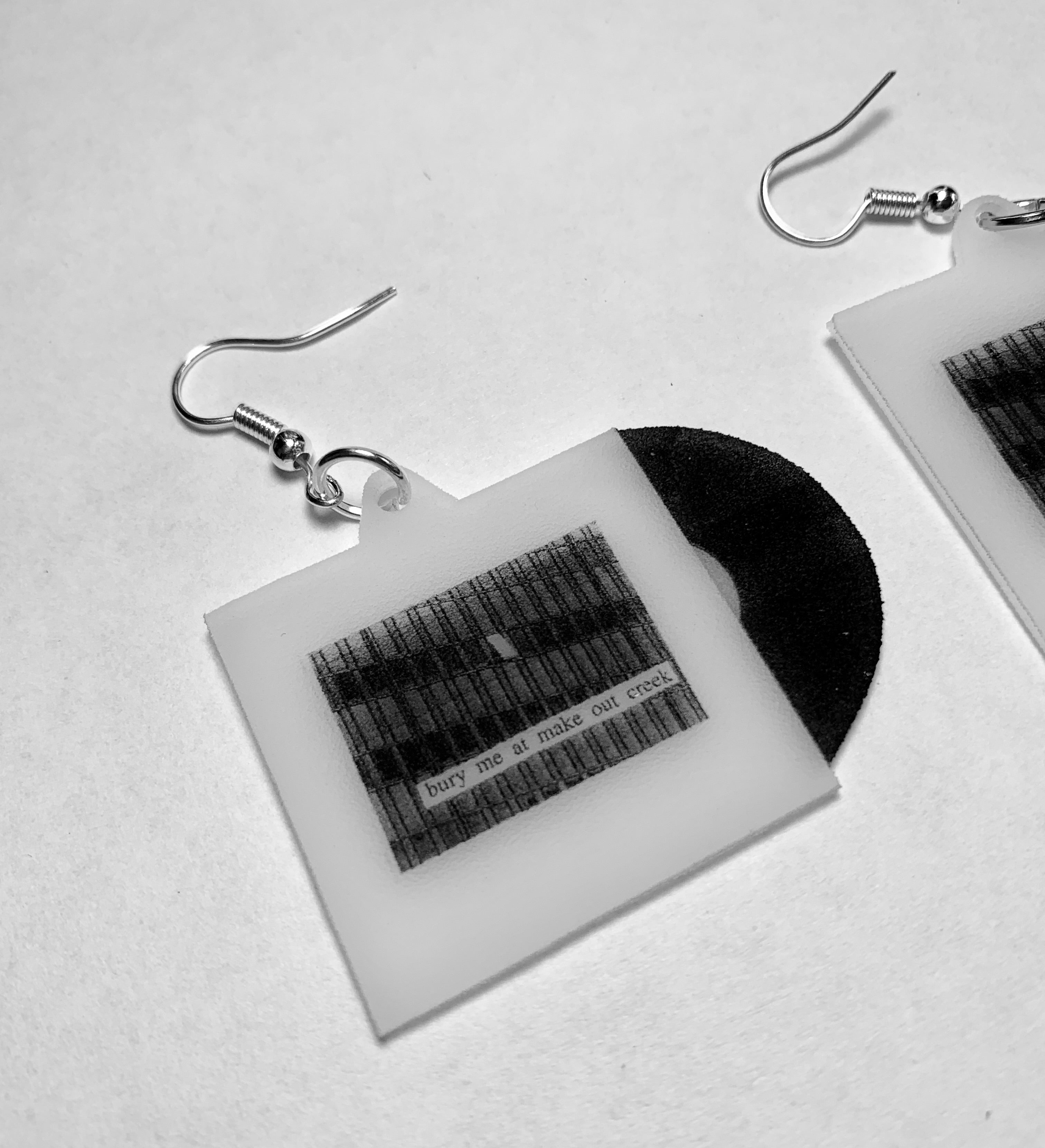 Mitski Bury Me at Make Out Creek Vinyl Album Handmade Earrings!