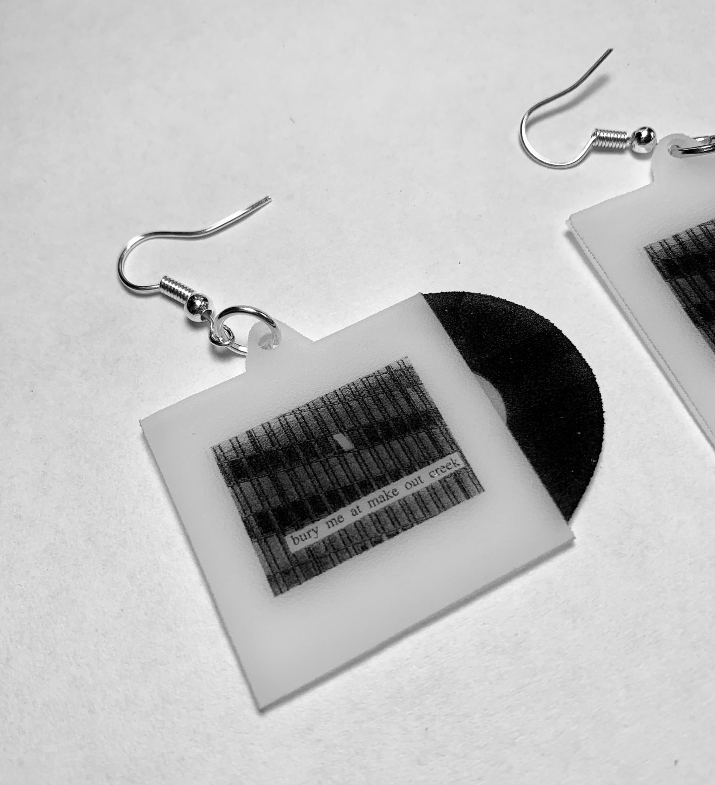 (READY TO SHIP) Mitski Bury Me at Make Out Creek Vinyl Album Handmade Earrings!