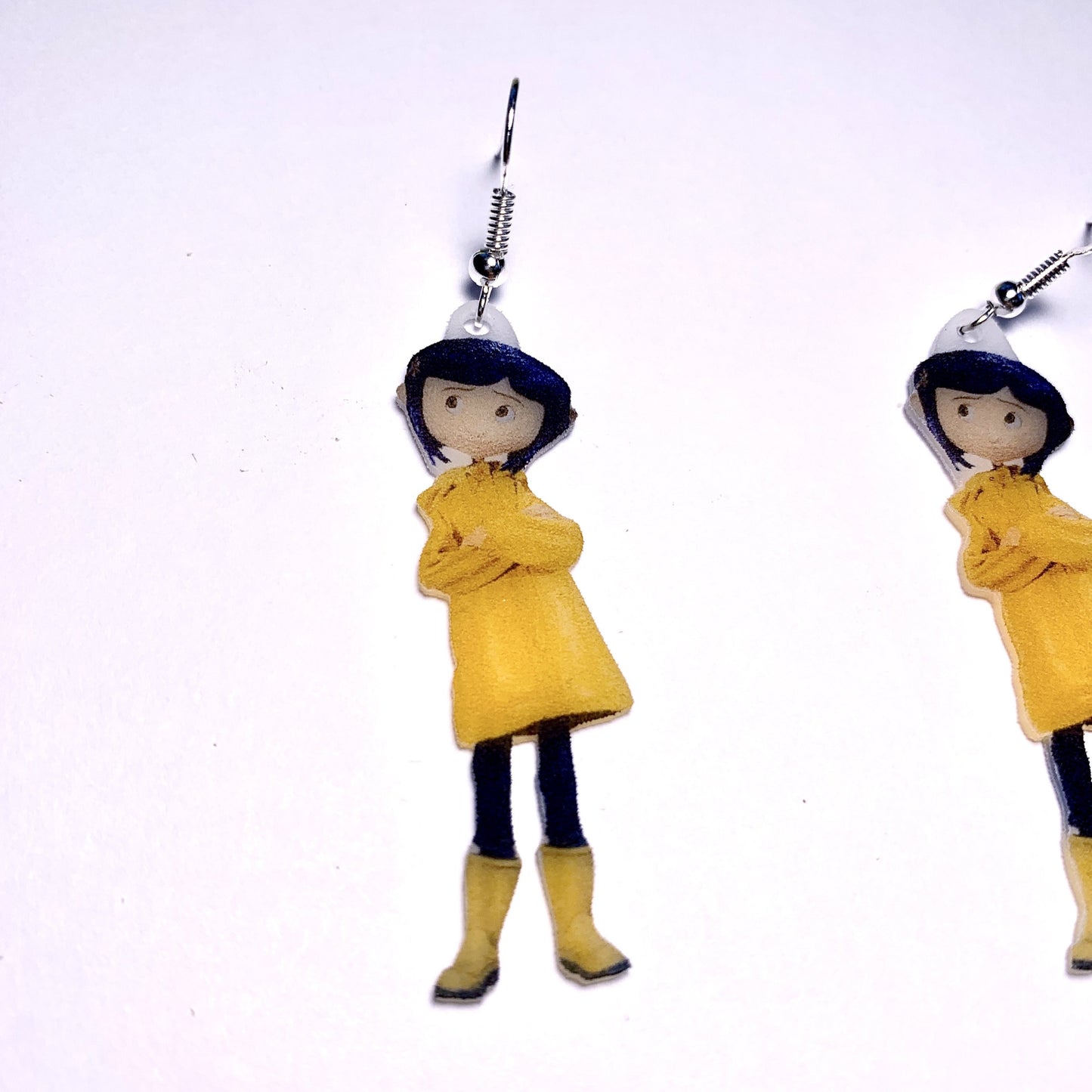 Coraline Cartoon Character Handmade Earrings!