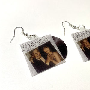 Lady Gaga Cheek to Cheek Vinyl Album Handmade Earrings!