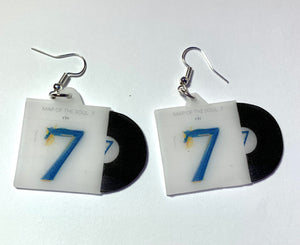 BTS Map of the Soul: 7 Vinyl Album Handmade Earrings!