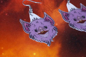 Halloween Horror Stylized Earrings (Collaboration with Kate Graves)