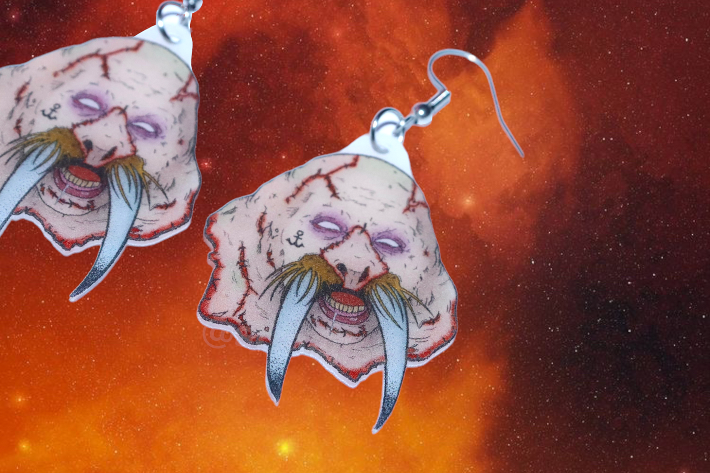 Halloween Horror Stylized Earrings (Collaboration with Kate Graves)